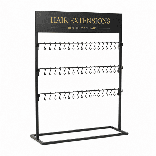 Metal Wire Hair Extension Display Stand