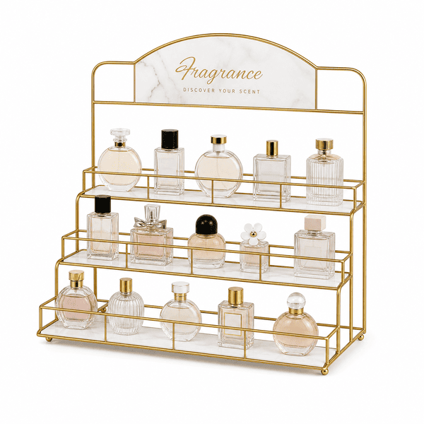 Metal Wire Perfume Countertop Stand