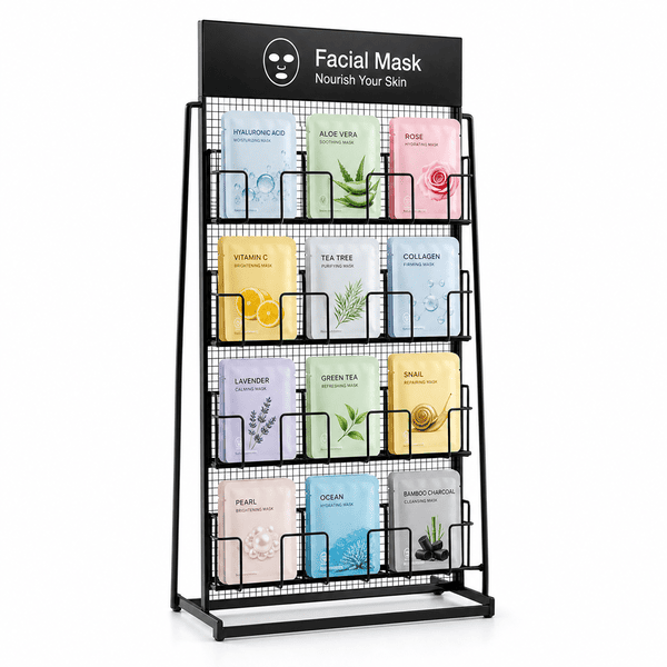 Metal Wire Sheet Mask Display Rack