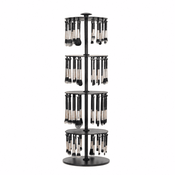Rotating Metal Makeup Brush Floor Rack