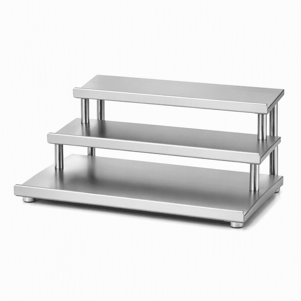 Tiered Metal Foundation Bottle Display Step