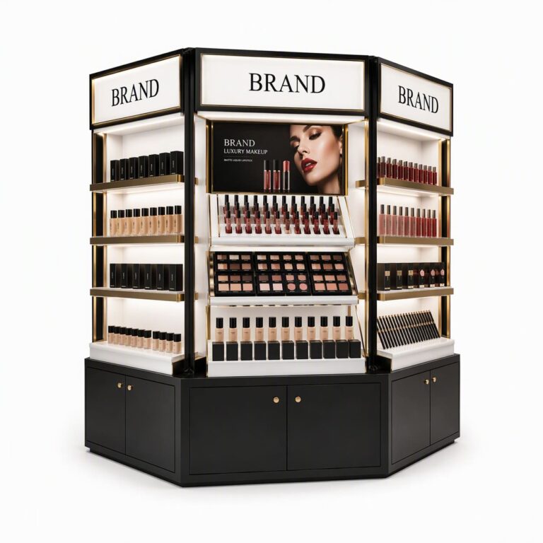 Bespoke Shopfitting 3 Way Full-Service Promotional Endcap